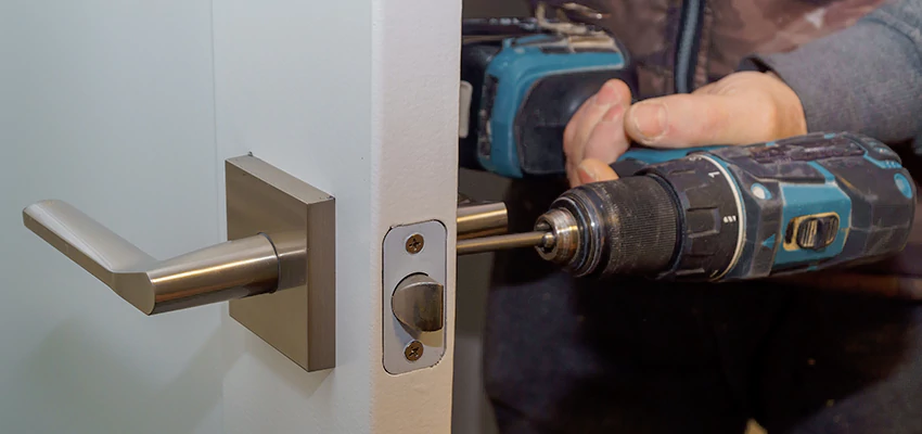 Broken Door Handle Lock Repair in Aurora, Illinois